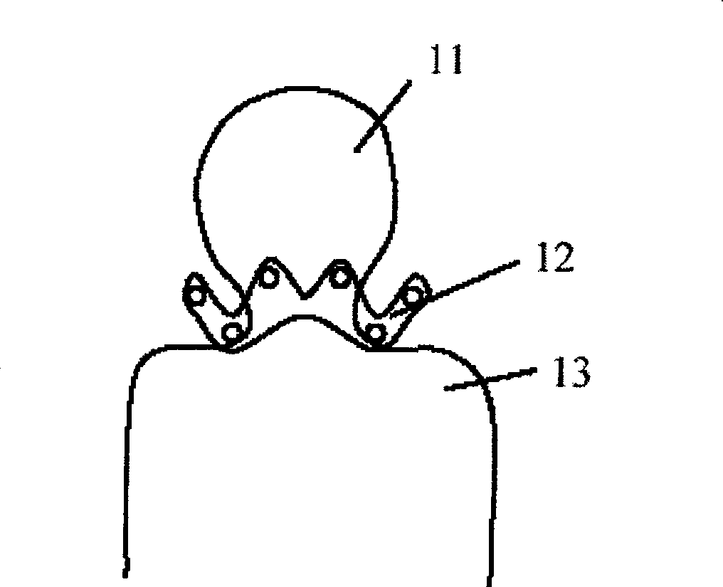 Sleeping corrector with LED