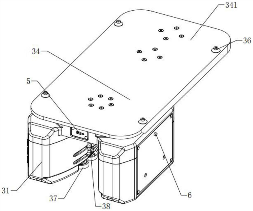 Special rail trolley for friction rolling on rail