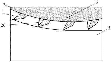 Spiral and orderly arranging fiber tool capable of conducting positive rake angle machining and preparation method thereof