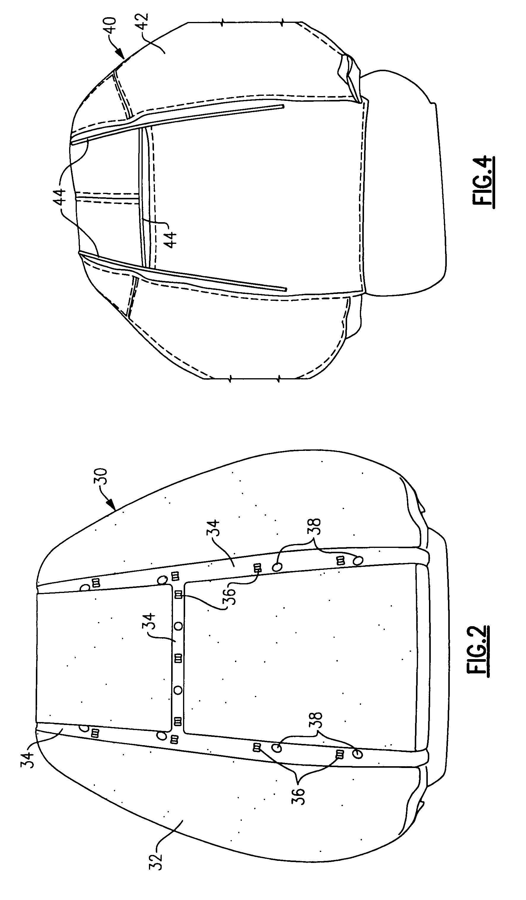 Device for securing trim to a seat