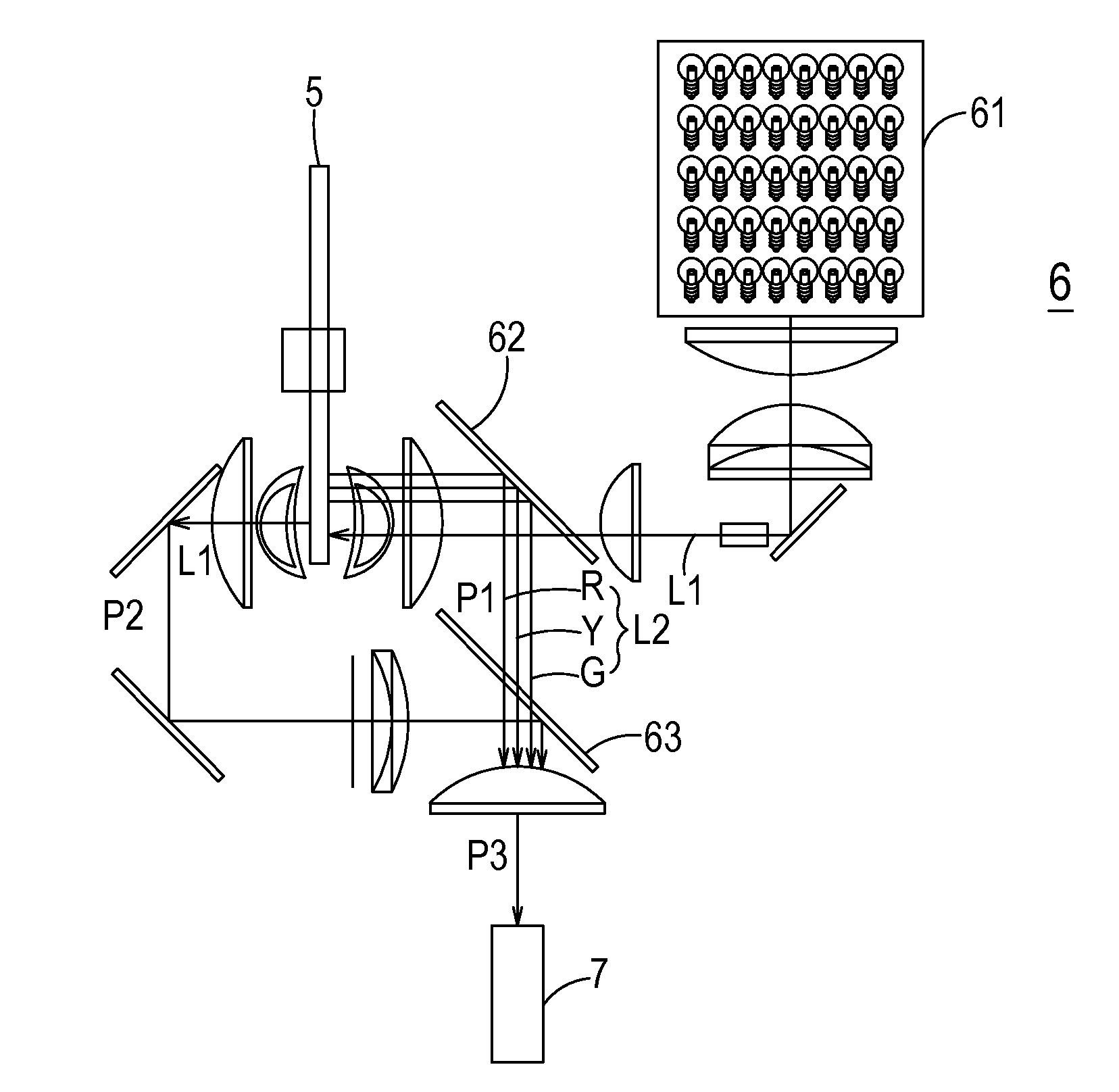 Optical wavelength converter and illumination system with same