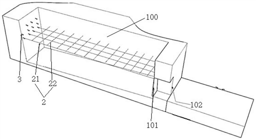 A fiber woven mesh reinforced tailings solidified filling structure and its filling process