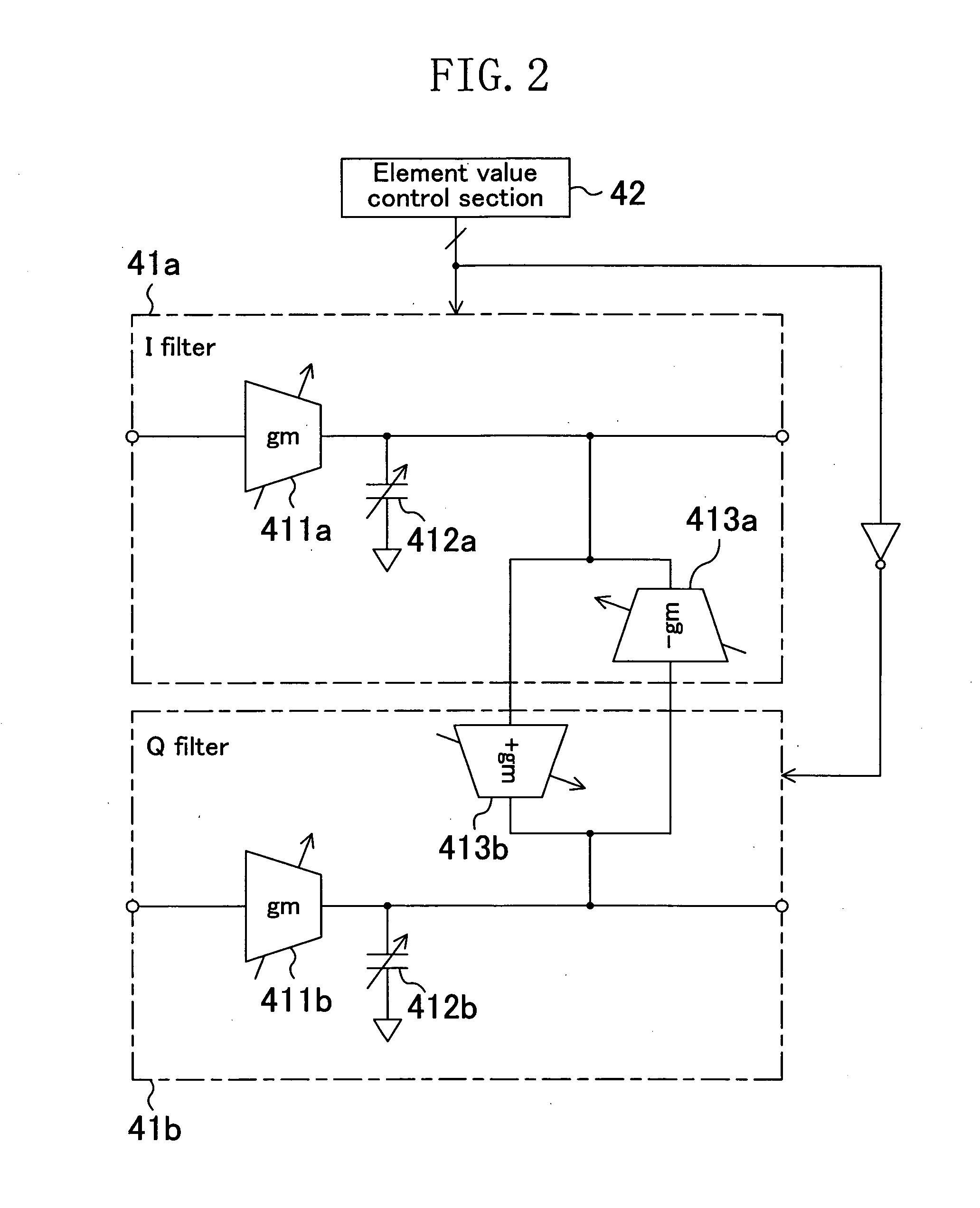 Complex filter circuit and receiver circuit