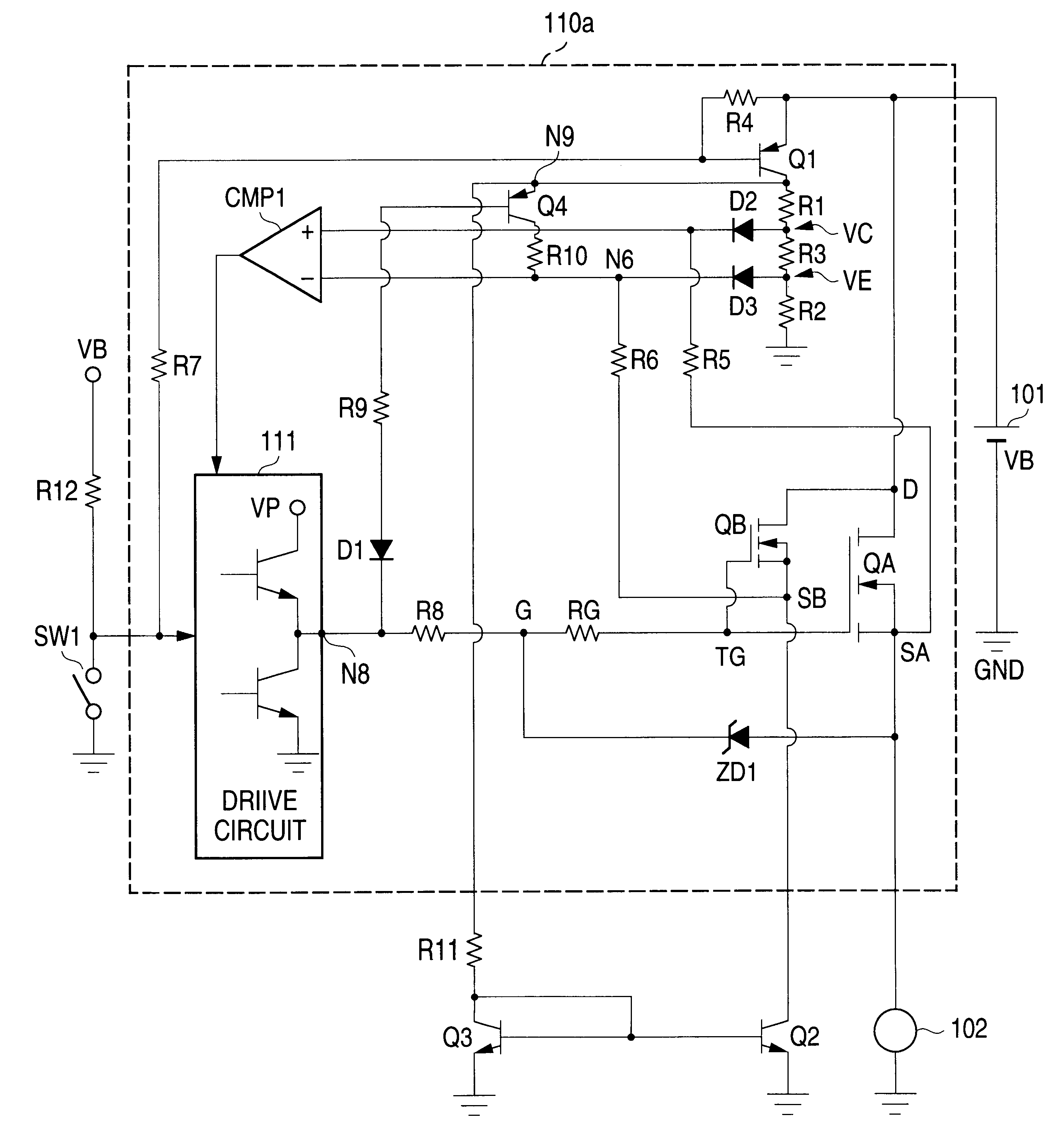 Power supply control device and method