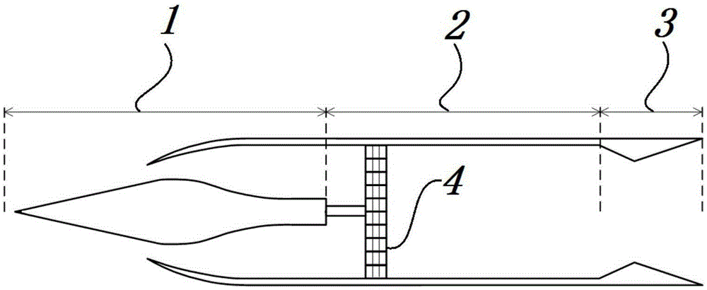 Circumferential intake distortion suppression grille for ramjet engine and its design method