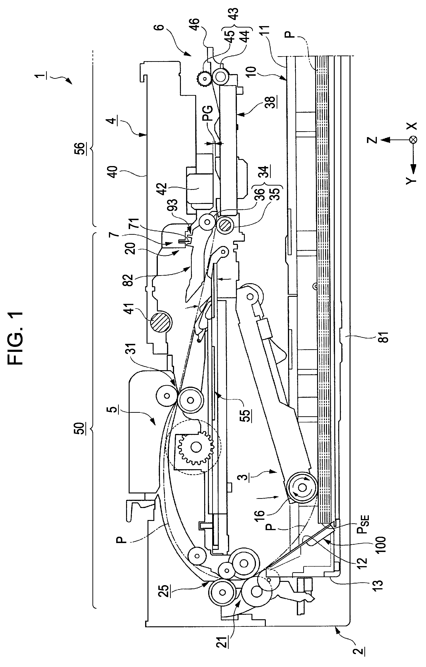 Stacking apparatus, transportation apparatus and recording apparatus