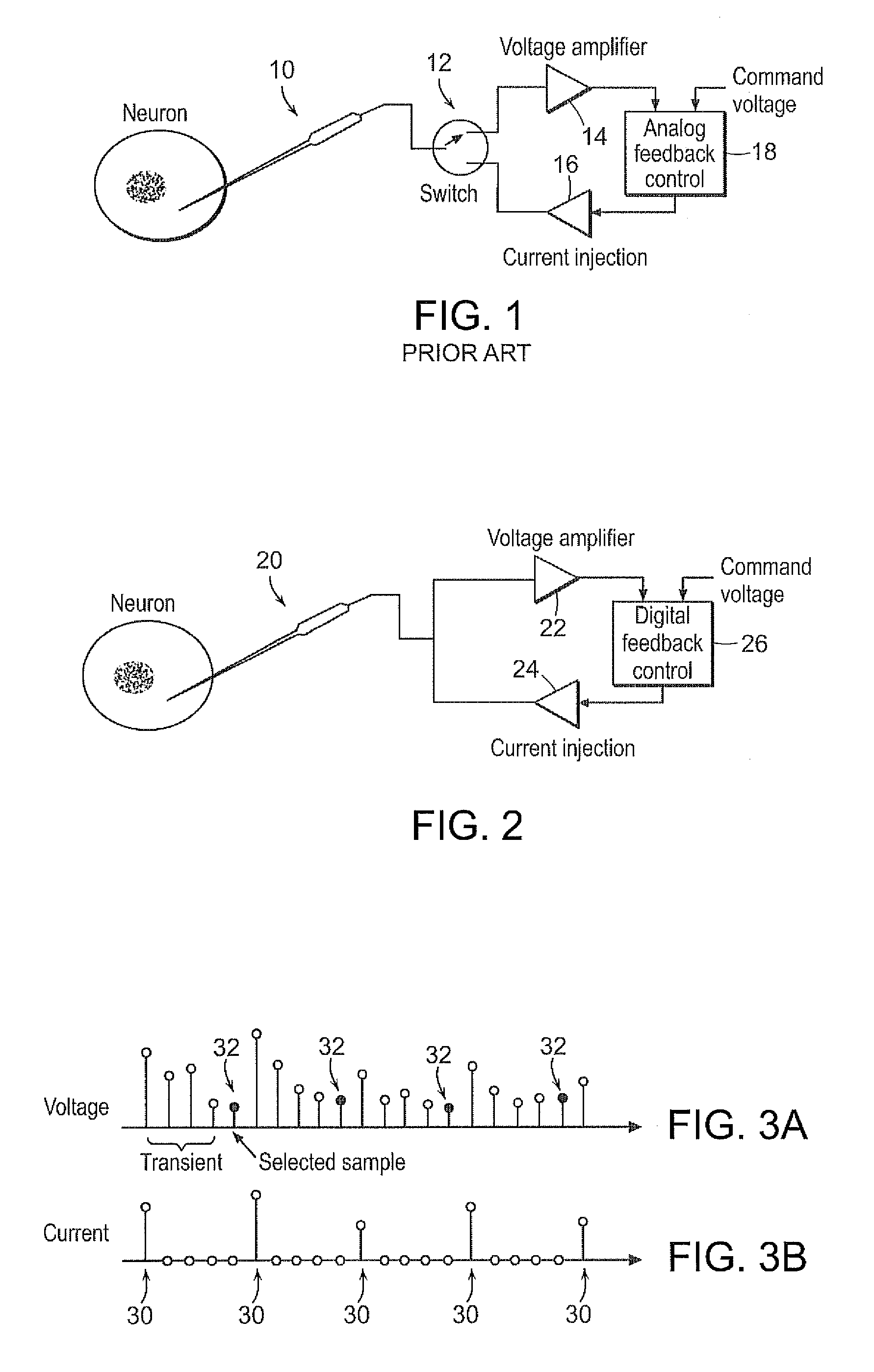 Processor controlled voltage-current analysis for nerve and muscle tissues