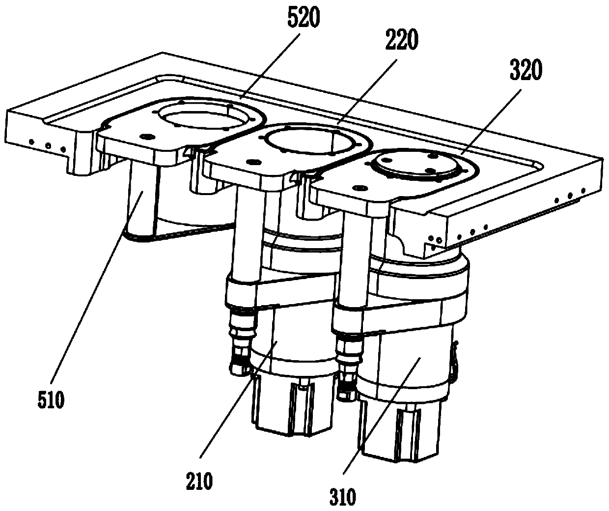 Quick-dismounting quick-changing type small SLM printer