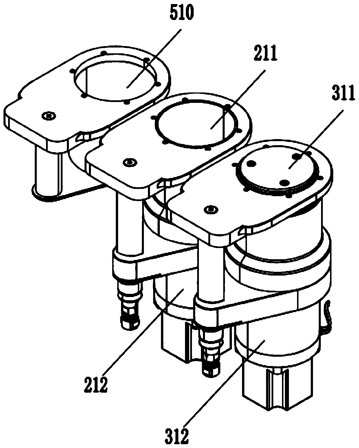 Quick-dismounting quick-changing type small SLM printer