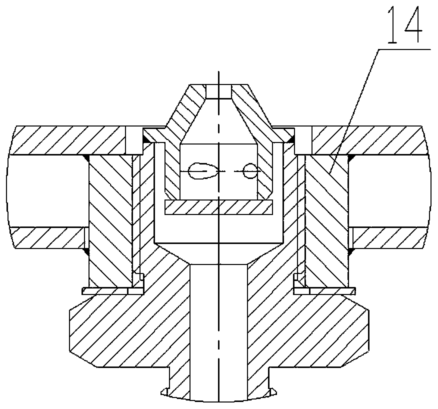 Outlet cooling section for ignition performance testing of main combustion chamber