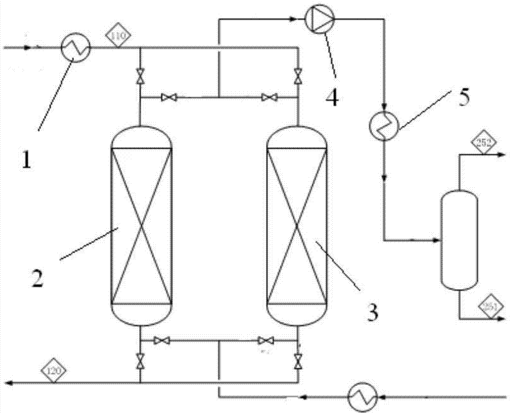 A method for removing heavy hydrocarbons from natural gas by capillary condensation at low temperature