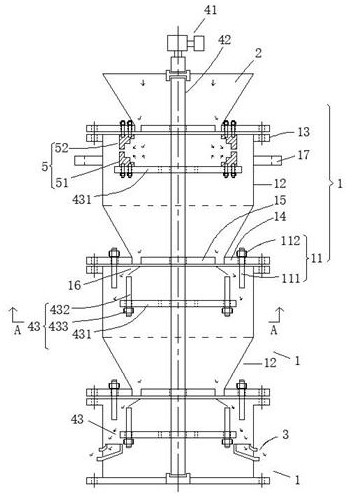 Wet material smashing device