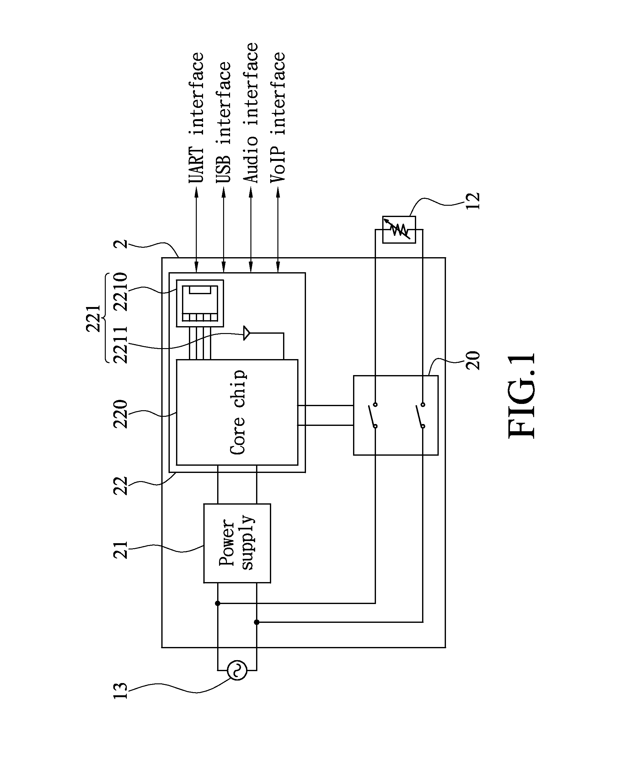 Network power control module