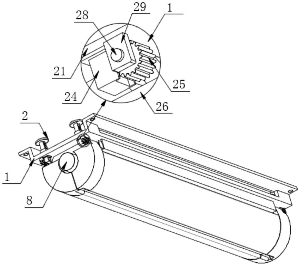 Environment-friendly LED luminous tube capable of processing blue light