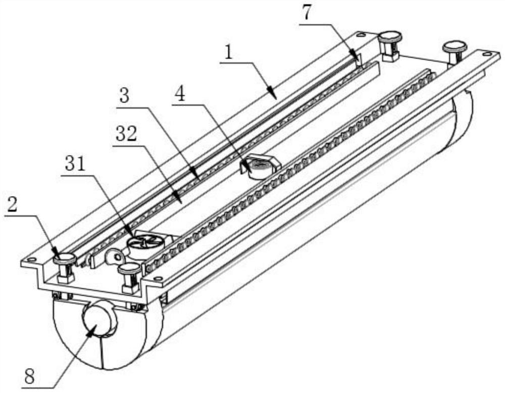 Environment-friendly LED luminous tube capable of processing blue light