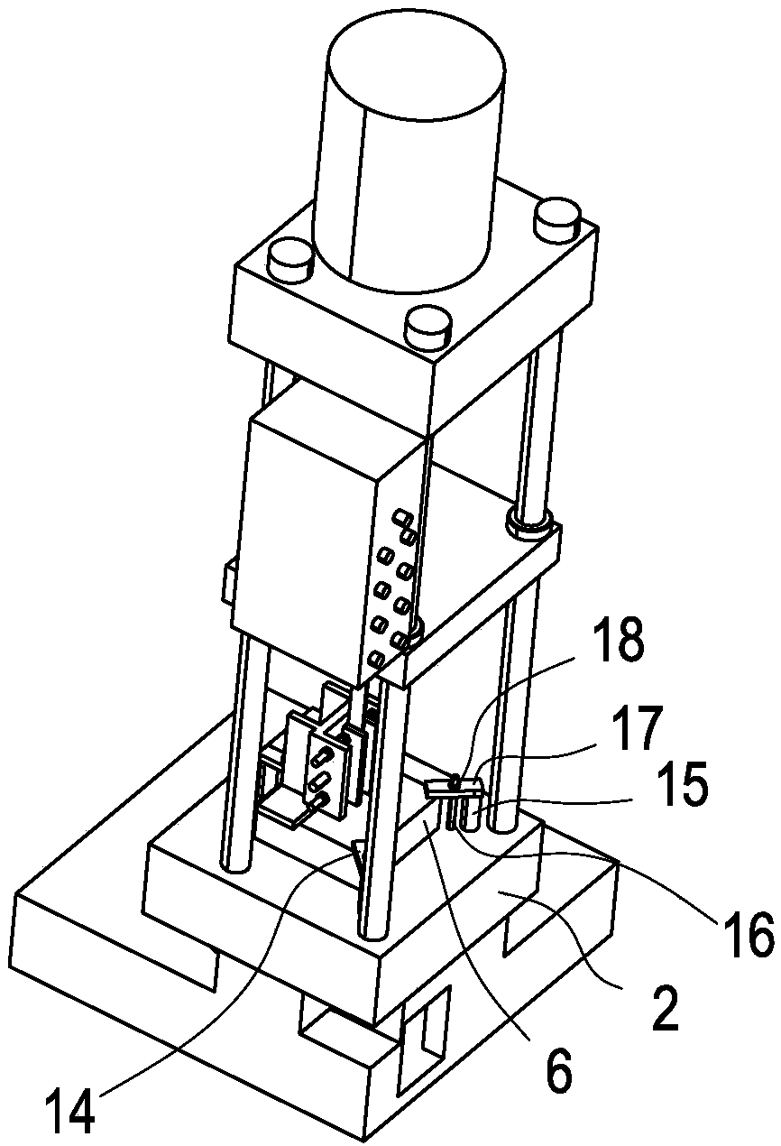 Tap water separator lifting hole machining equipment and water separator lifting hole machining method