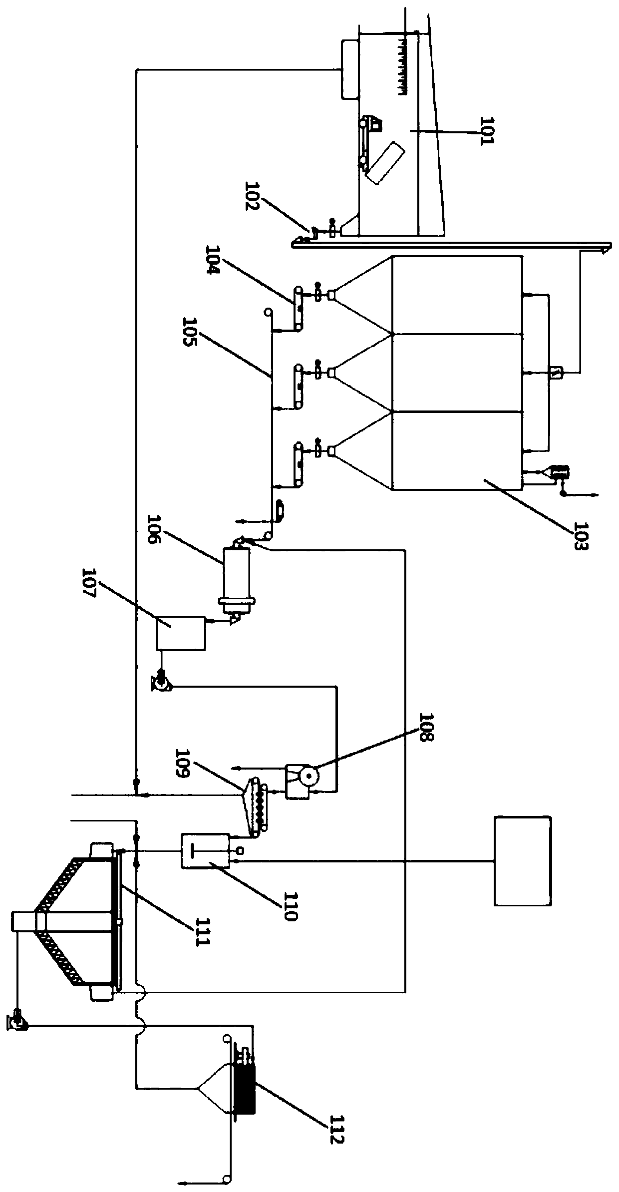 System and method for disposing dust collection ash of iron and steel plant through mesh belt type suspension combined reduction furnace