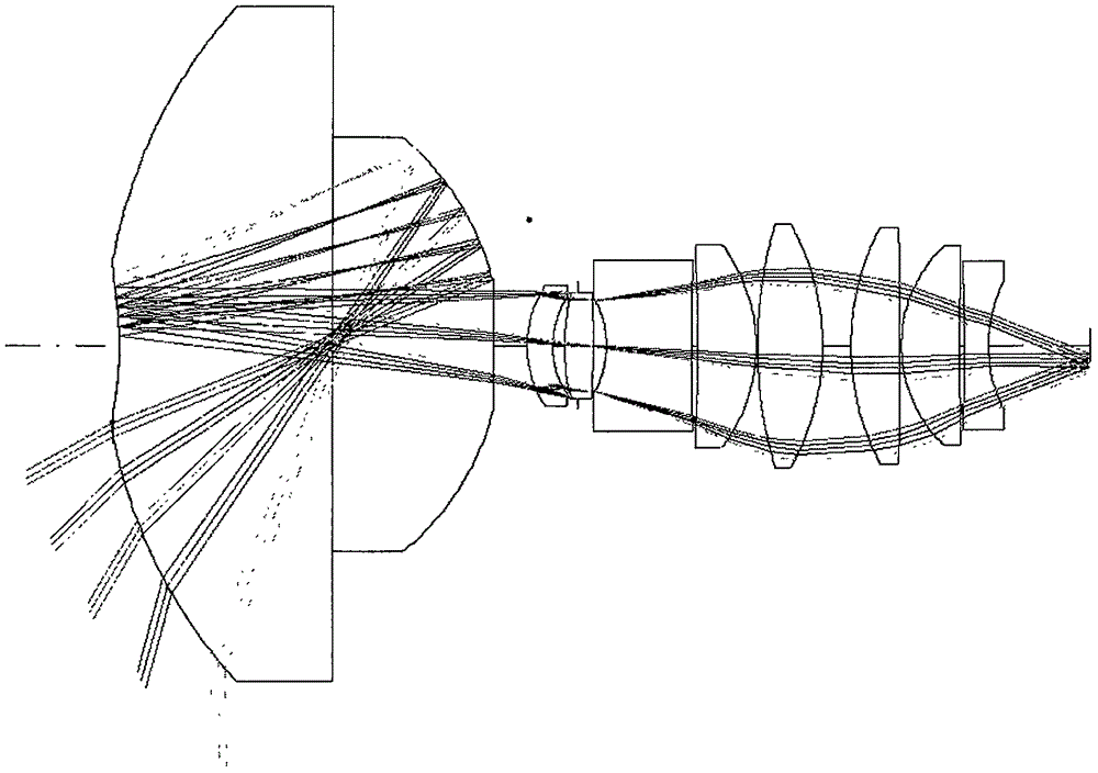 Internal reflection type catadioptric panoramic imaging lens