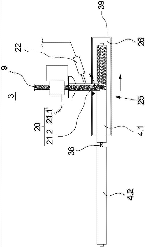 Method and device for the production of synthetic staple fibers