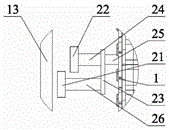 A chain drive hanging cup type pot seedling planter and its transplanting method