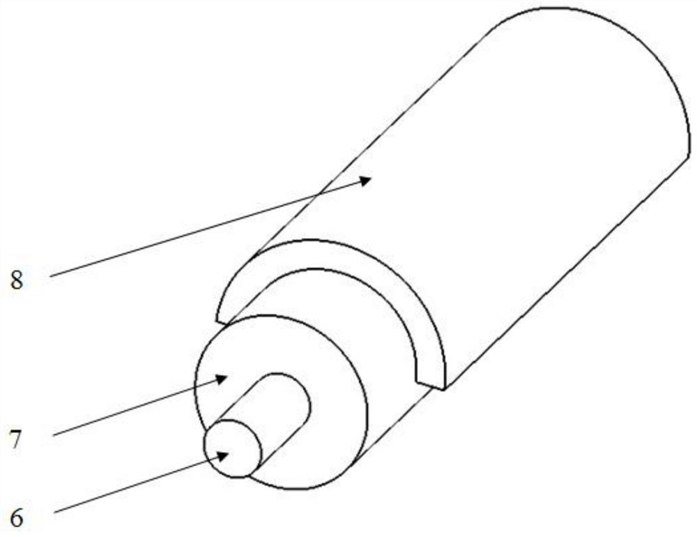 Piezoelectric flexible slip sensor and preparation method thereof