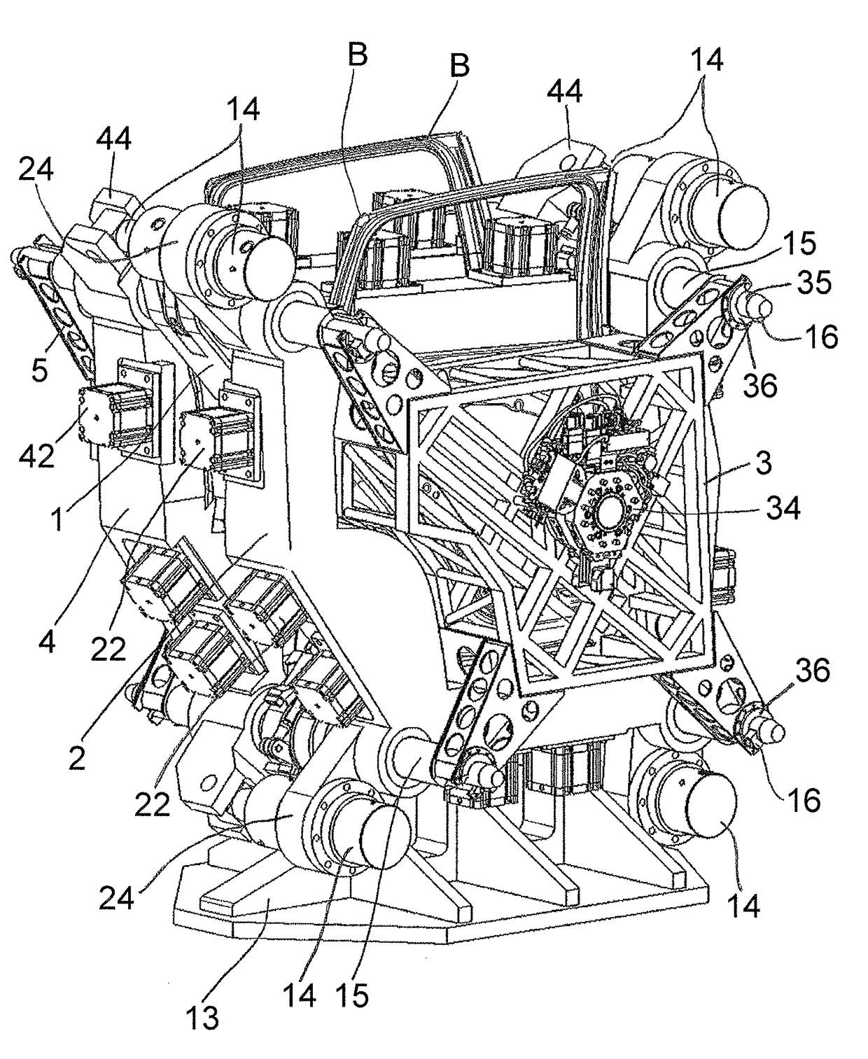 Flanging press