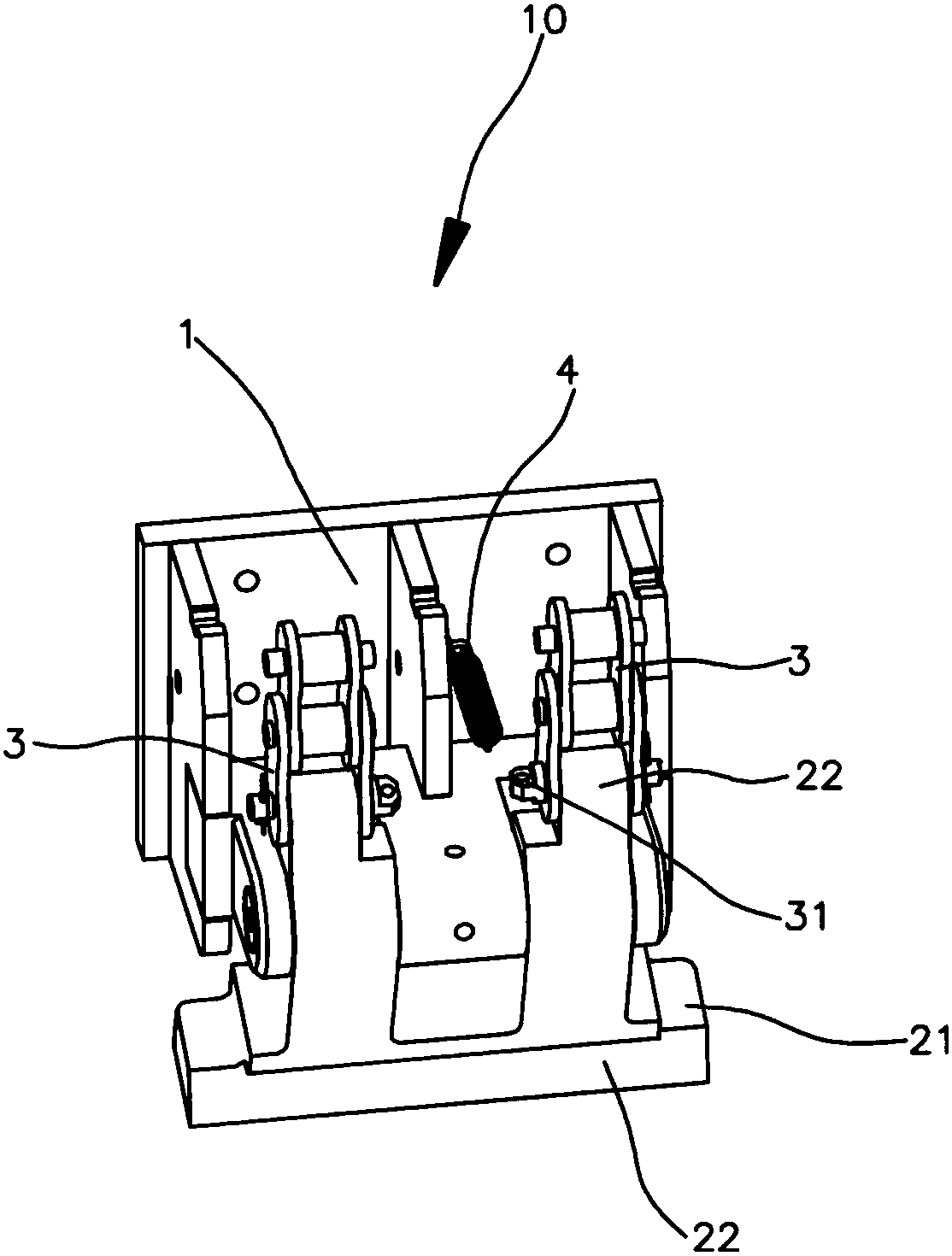 Anti-fall structure and lifting device