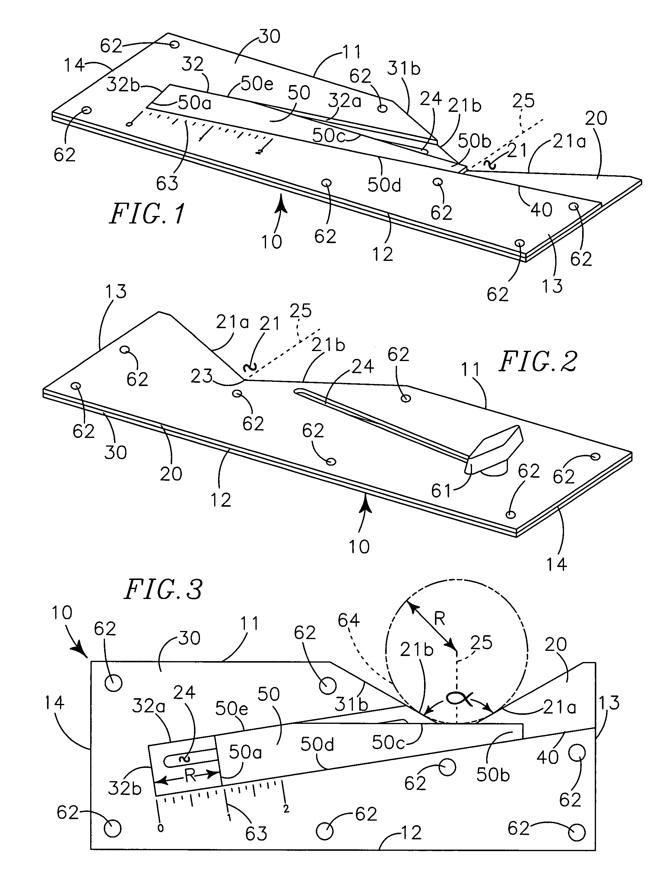 Radius measuring tool