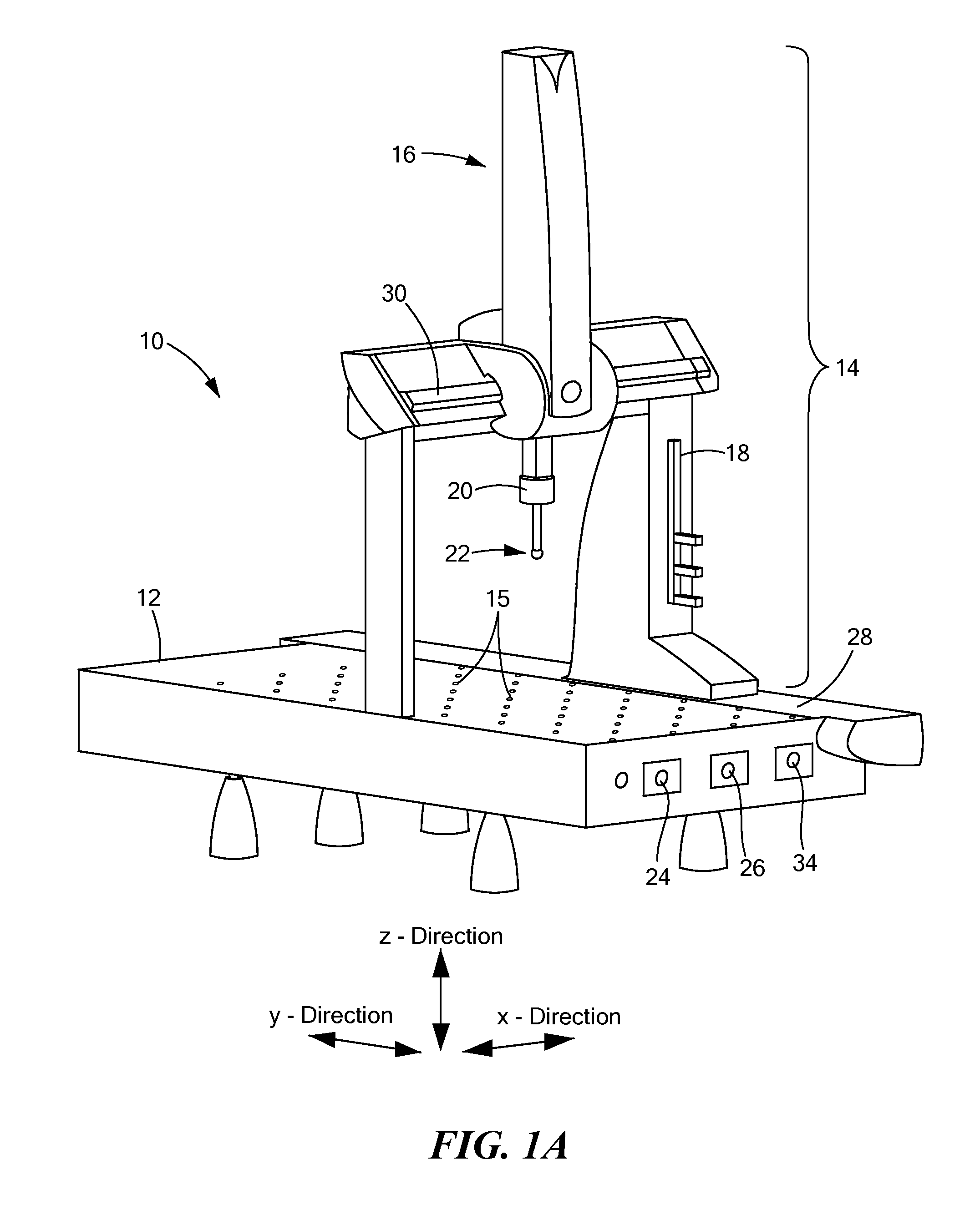 Method and apparatus for controlling a surface scanning coordinate measuring machine