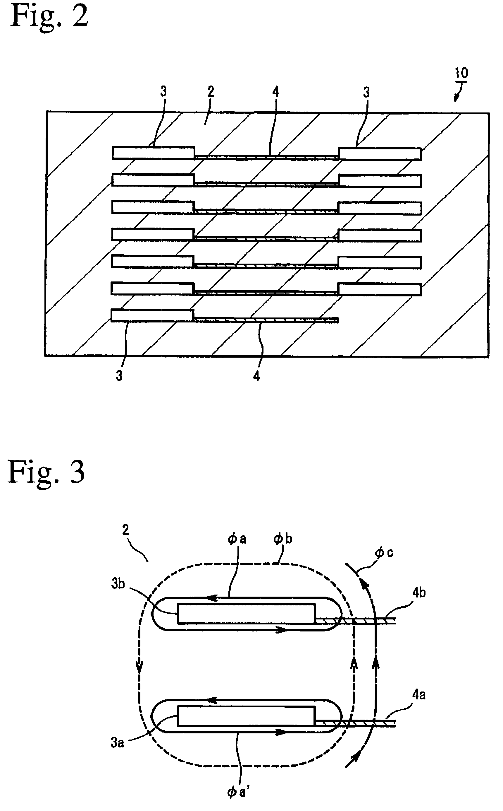 Laminate device and module comprising same