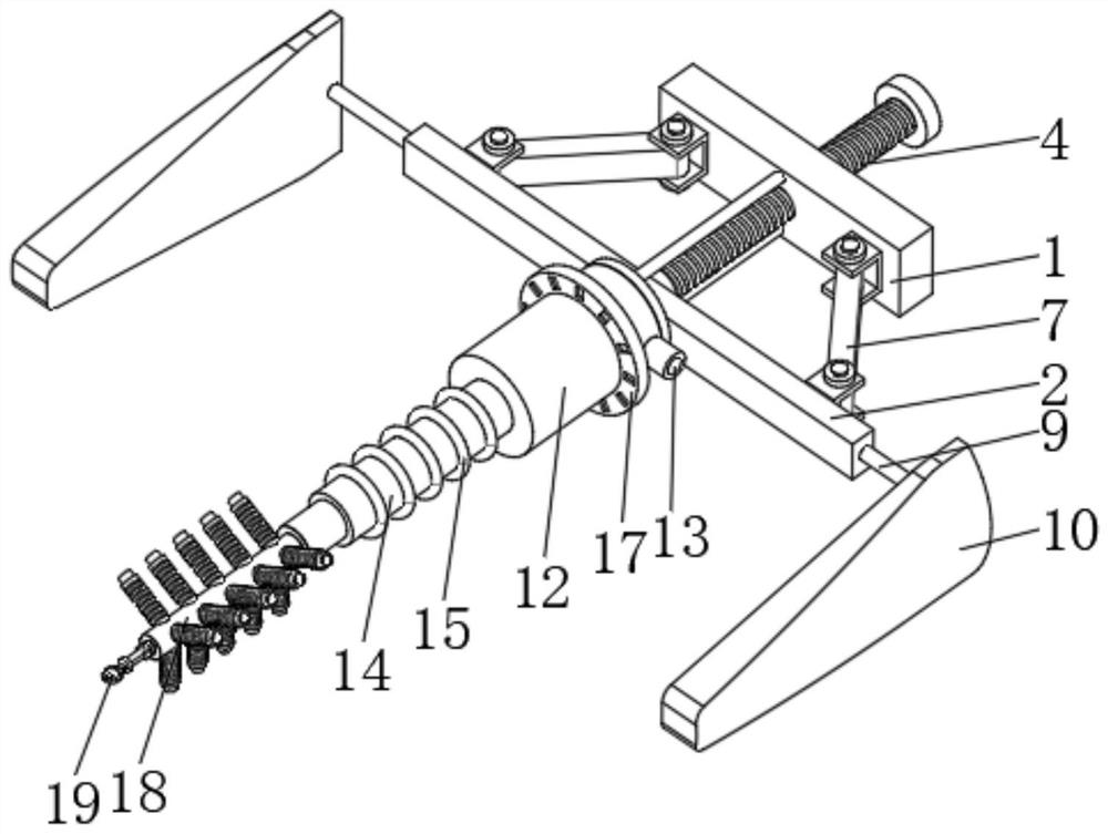 Uterine curettage device for obstetrics and gynecology department