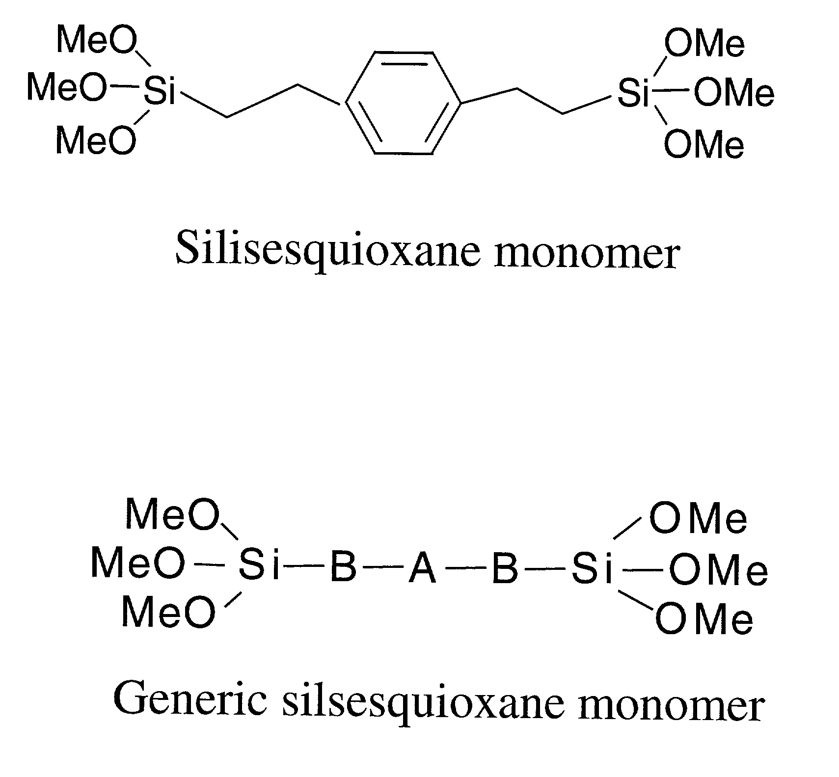 Reusable polysilsesquioxane adsorbents for pollutants