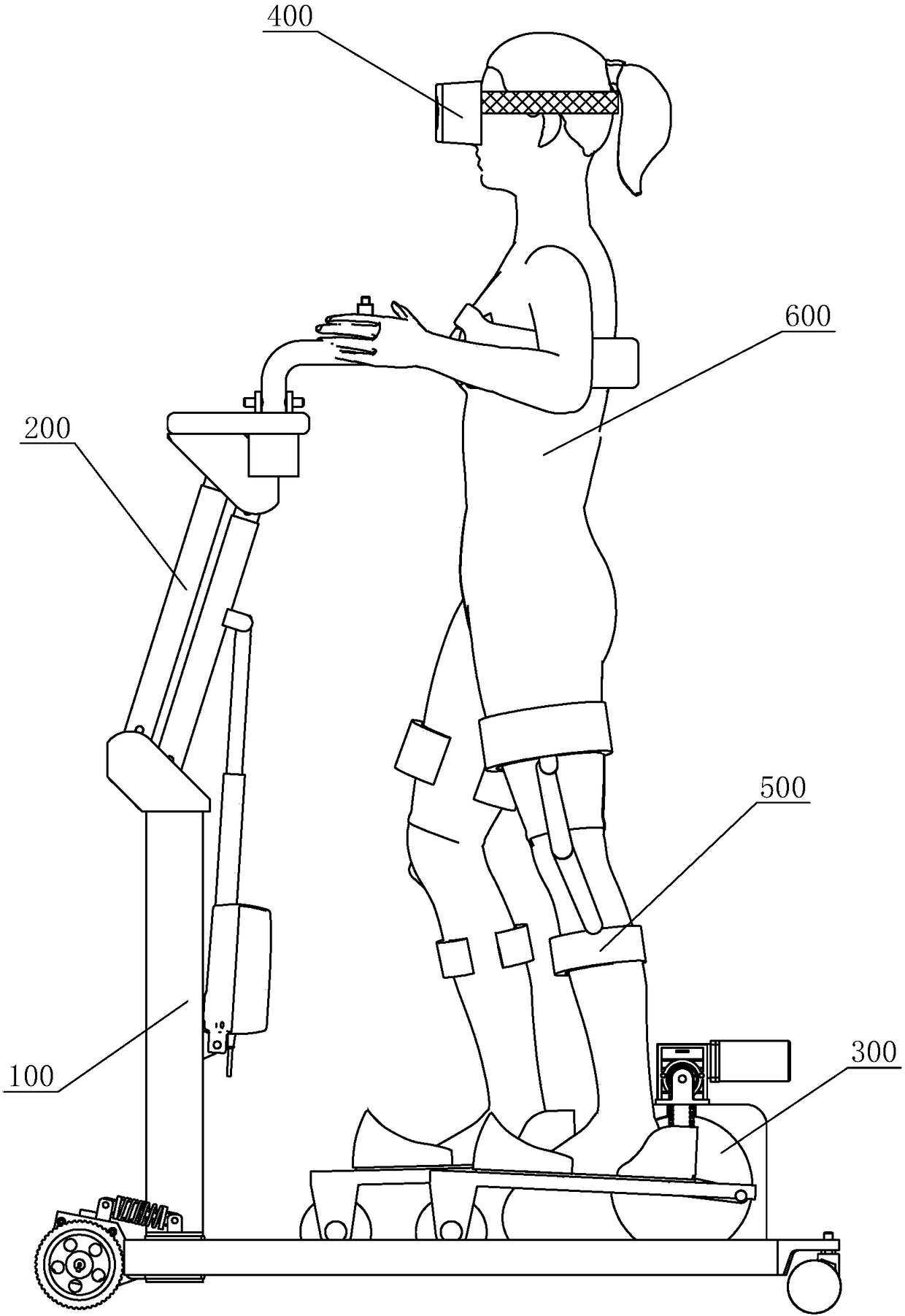 Gait rehabilitation trainer