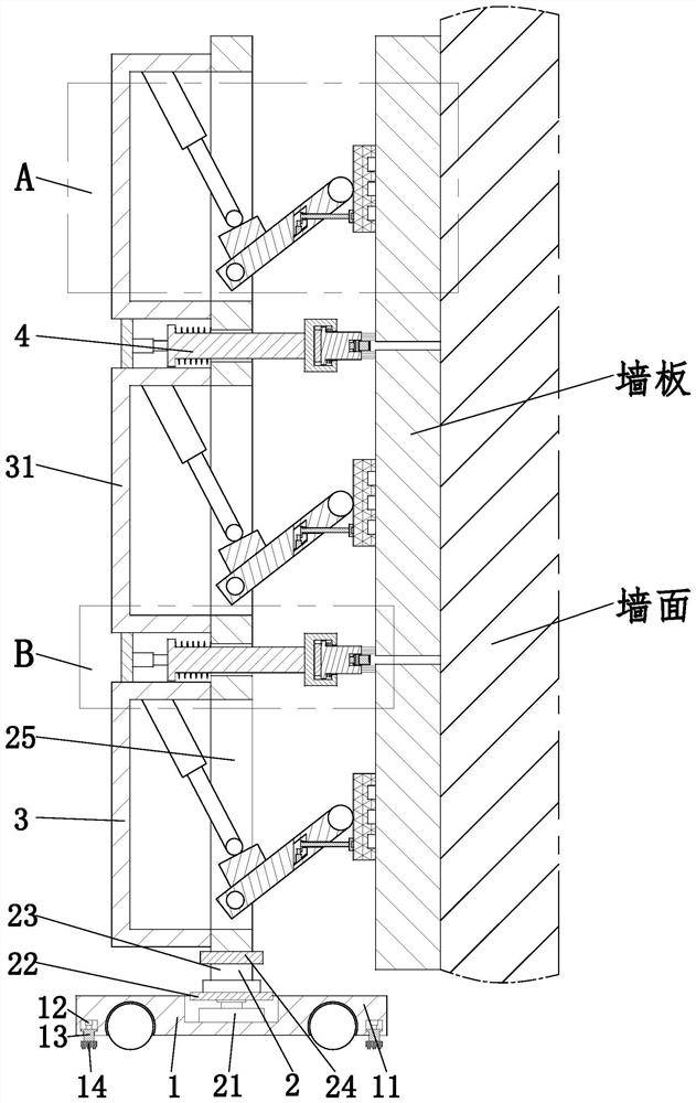 A construction process for installing external wall panels in decoration and decoration projects