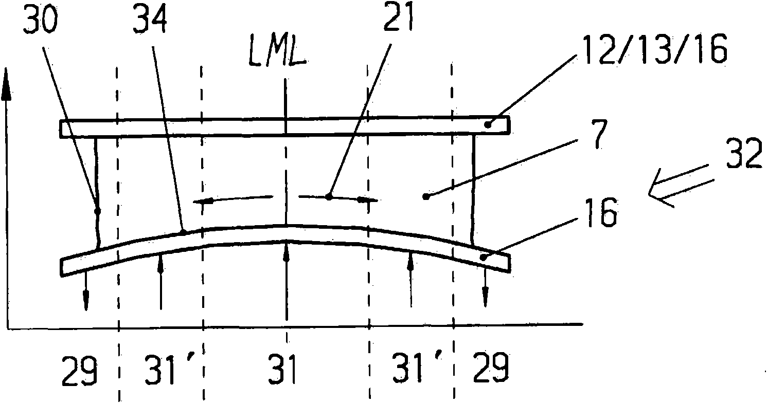 Method for producing composite panels in a continuously operating press and continuously operating press