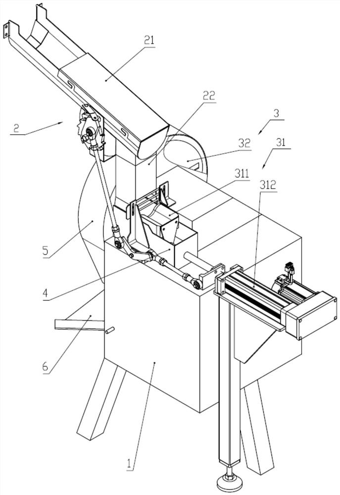 An automatic slicing device for slicing lemons