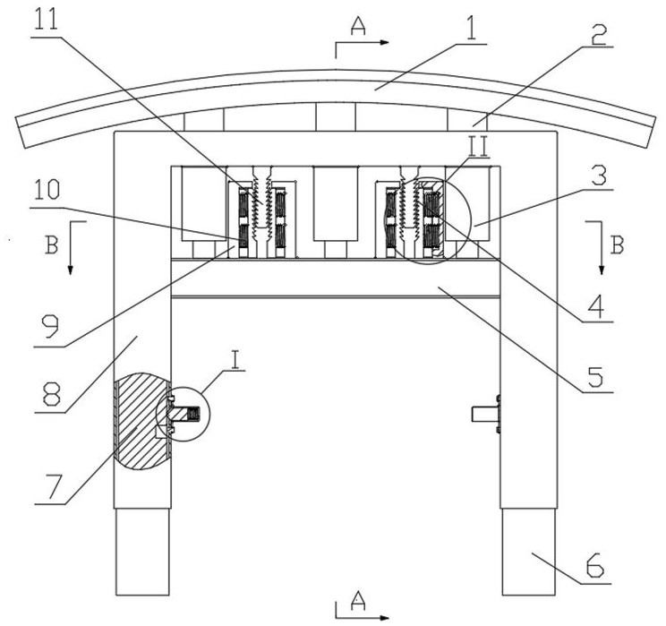 Active extension type automobile front bumper