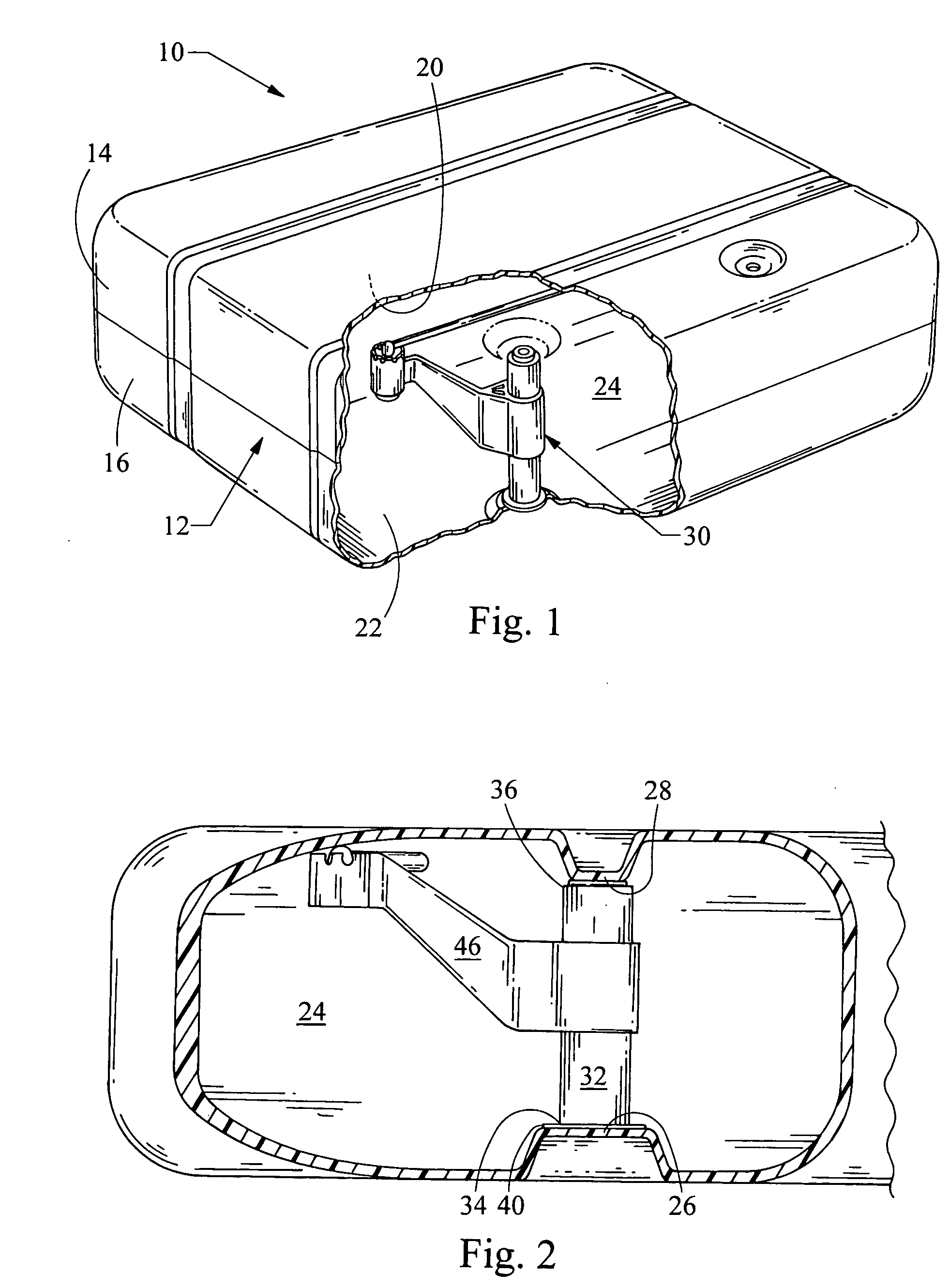 Fuel tank system having enhanced durability and reduced permeation