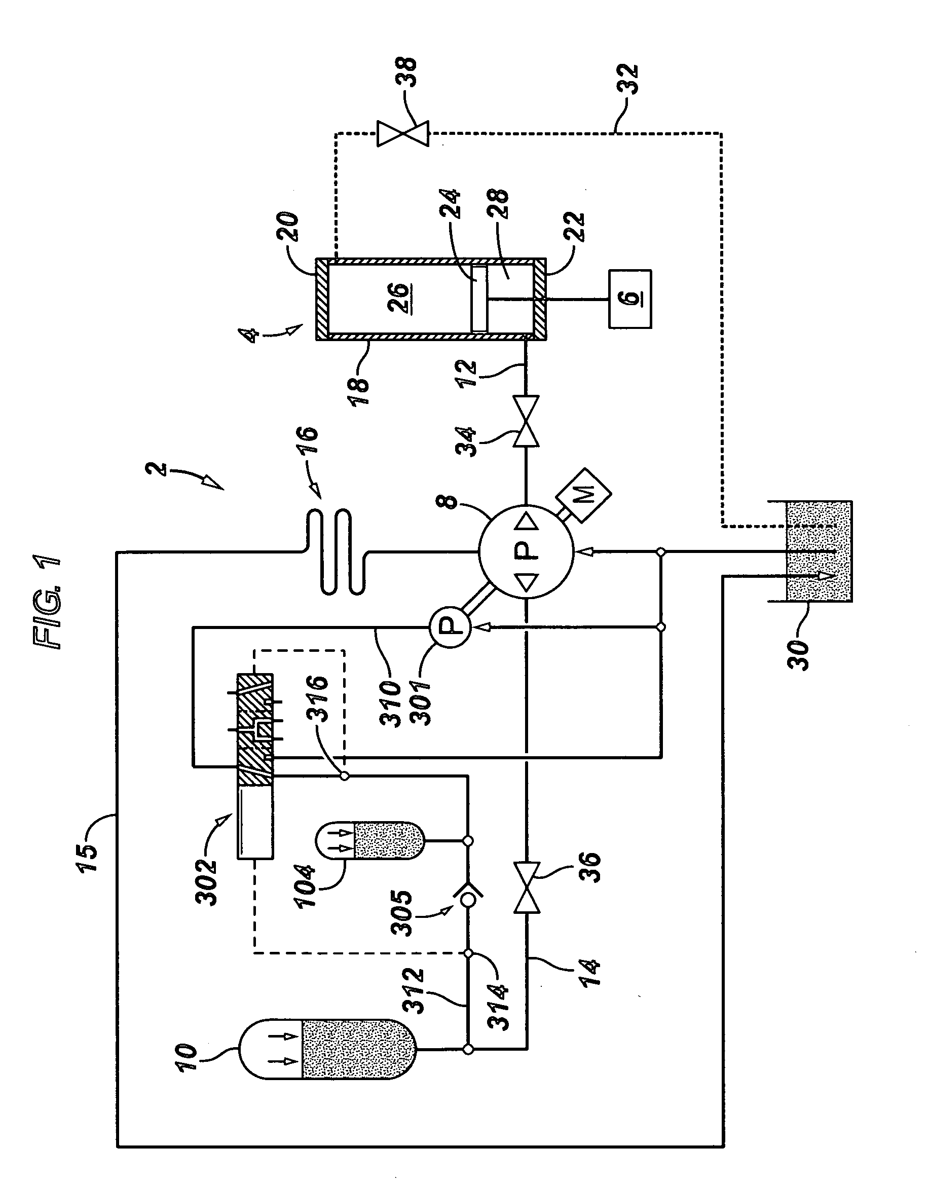 Back pressured hydraulic pump for sucker rod