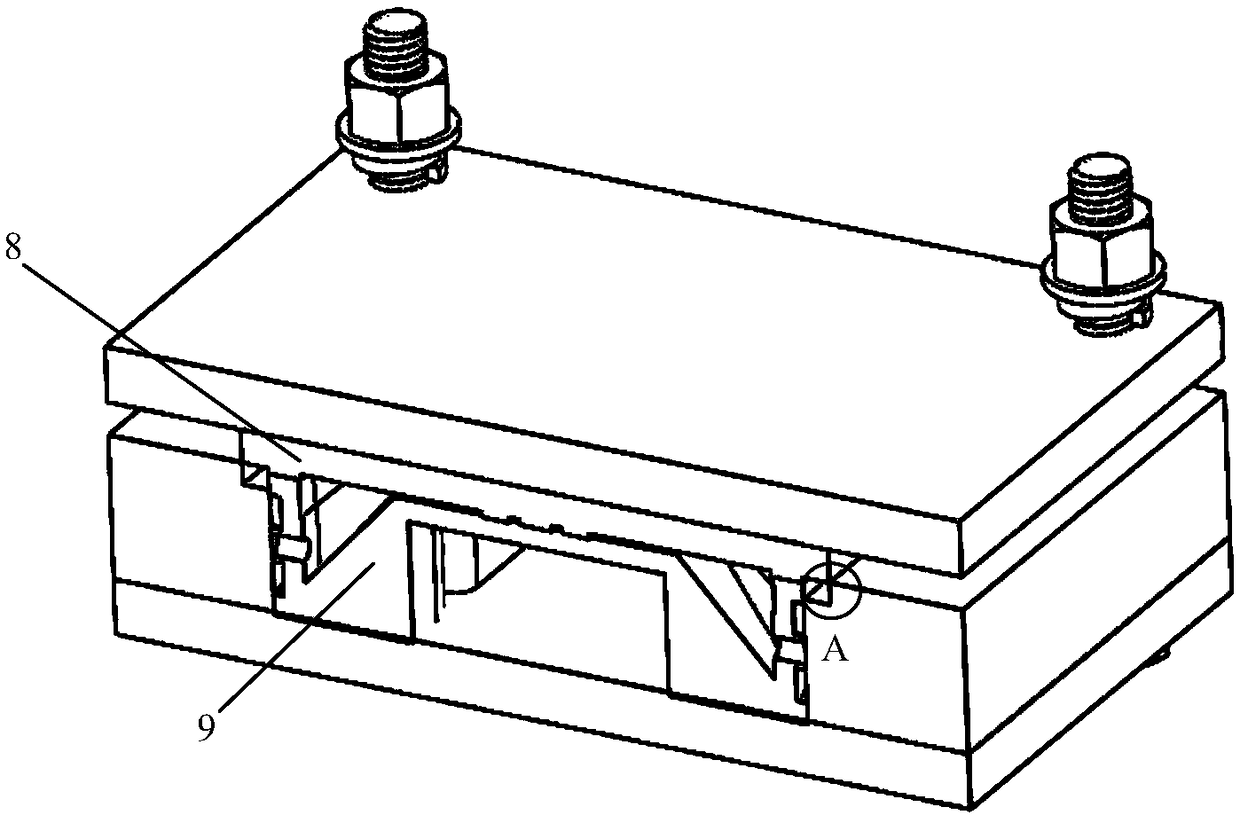 Bonding packaging method suitable for large-size and high-density-structure metal micro-channel radiator