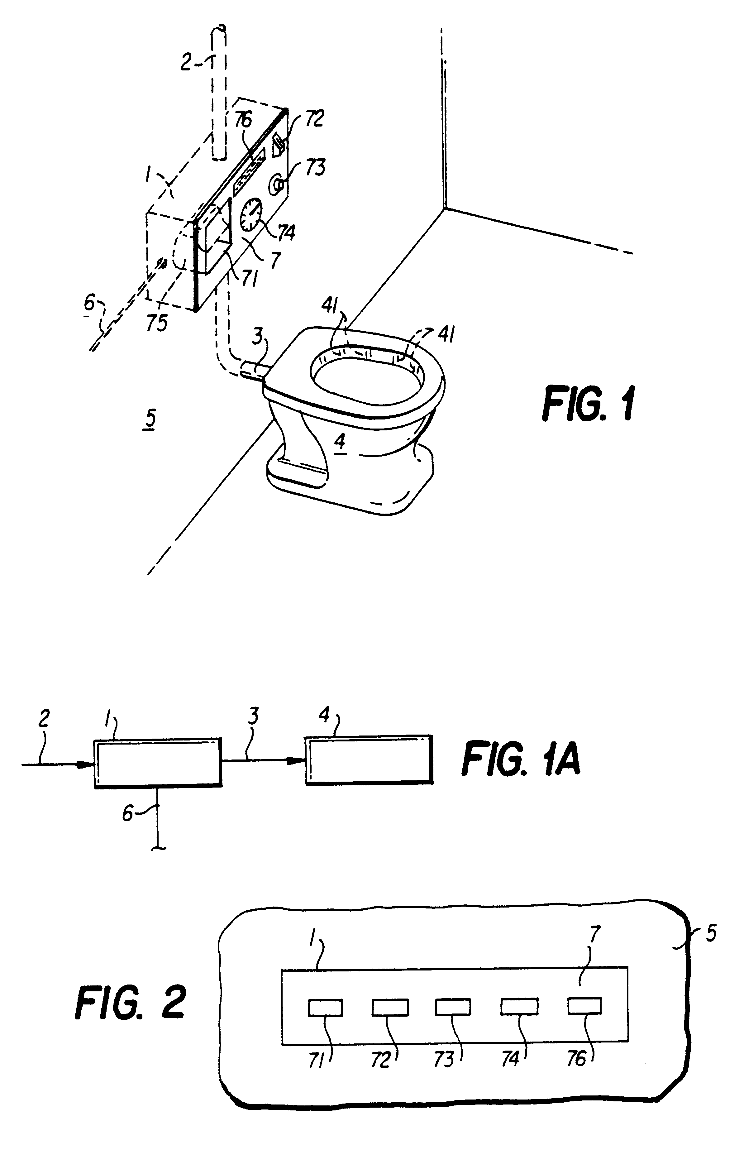 Flushing, cleaning device for service of sanitary fixtures