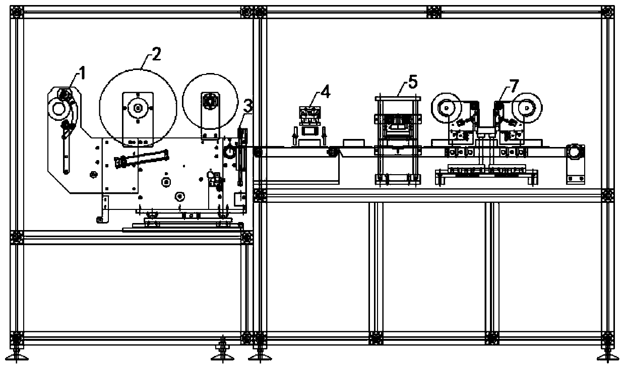 Automatic soap film paper packaging system