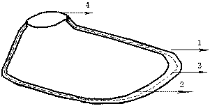 Making method of three-layer seamless composite waterproof socks