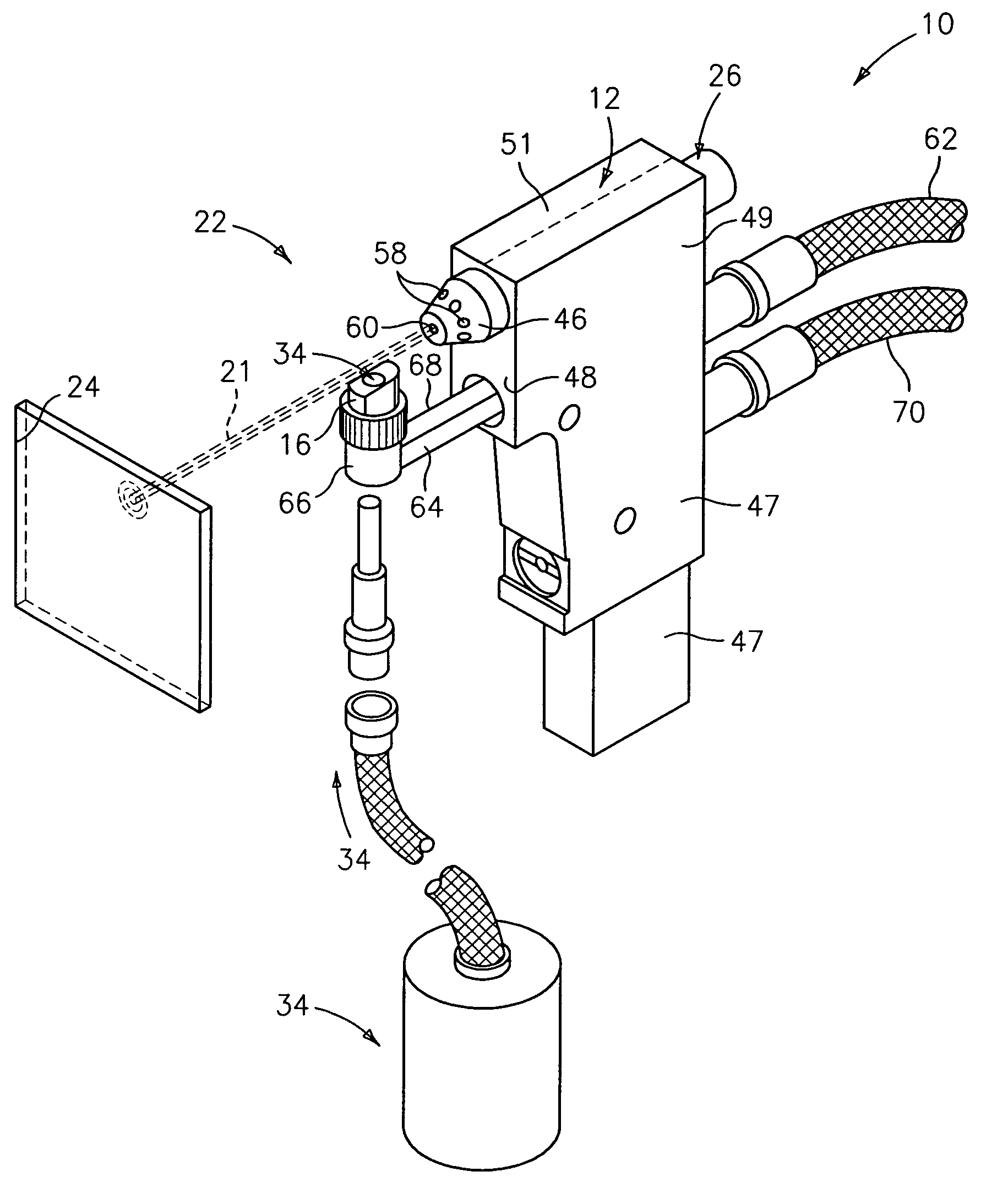 Microplasma spray coating apparatus