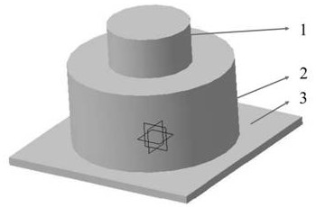 Broadband wave-absorbing material based on 3D printing and preparation method thereof