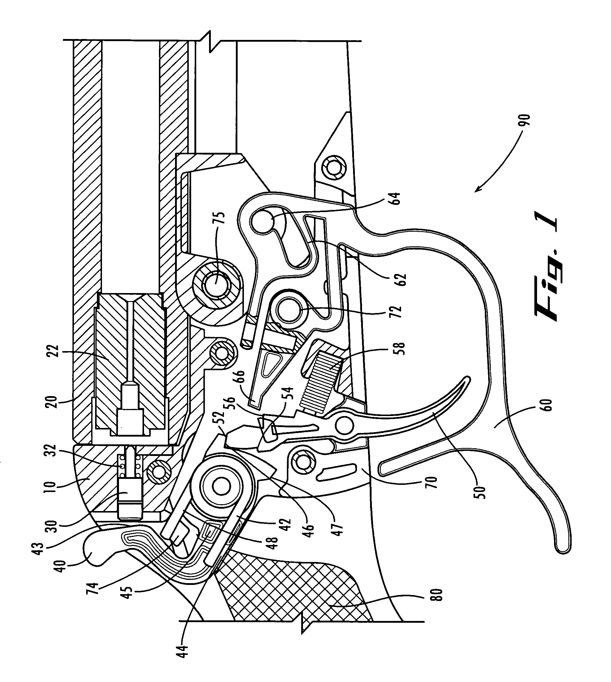 Muzzle-loading firearm with pivoting block action