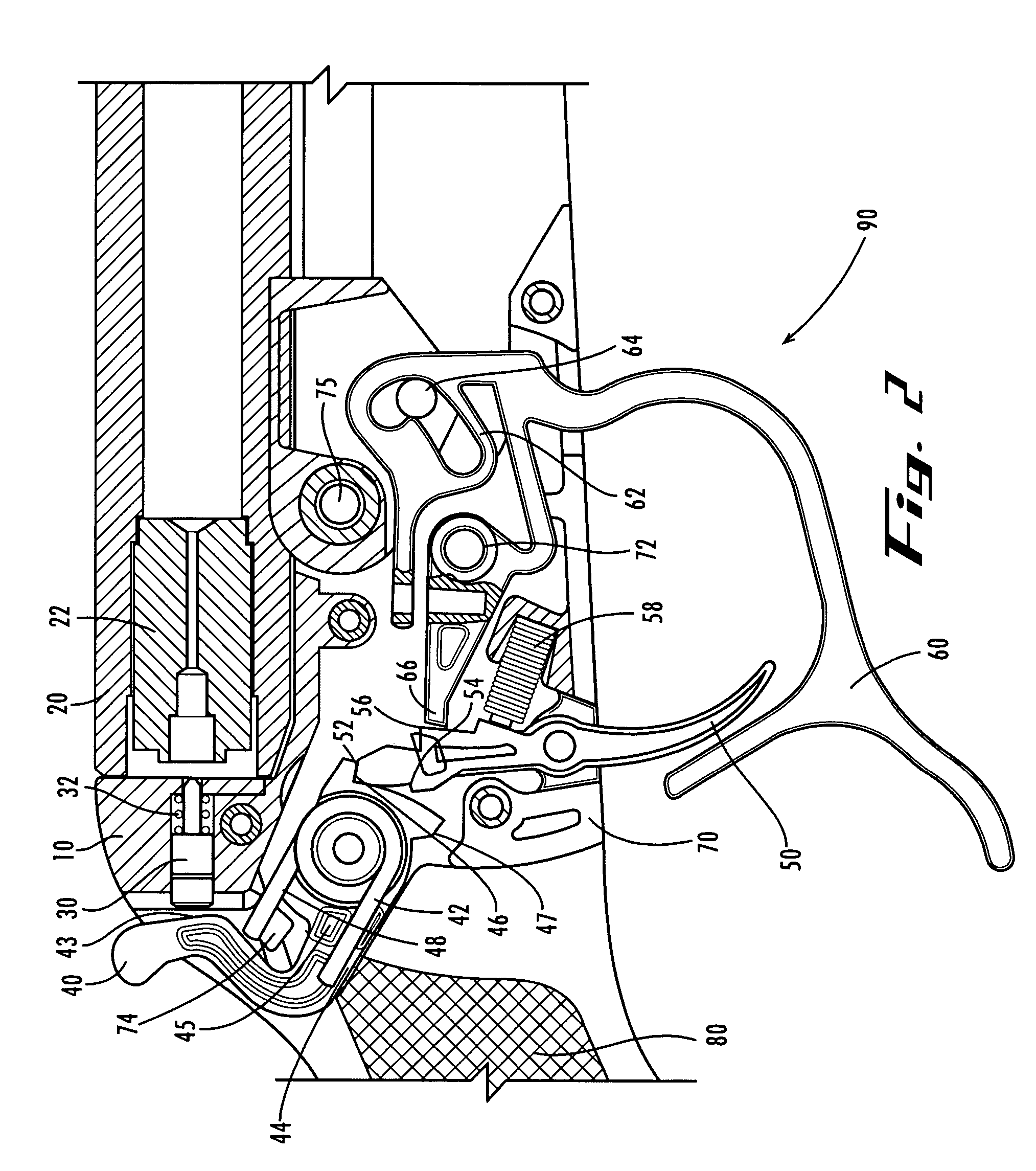 Muzzle-loading firearm with pivoting block action