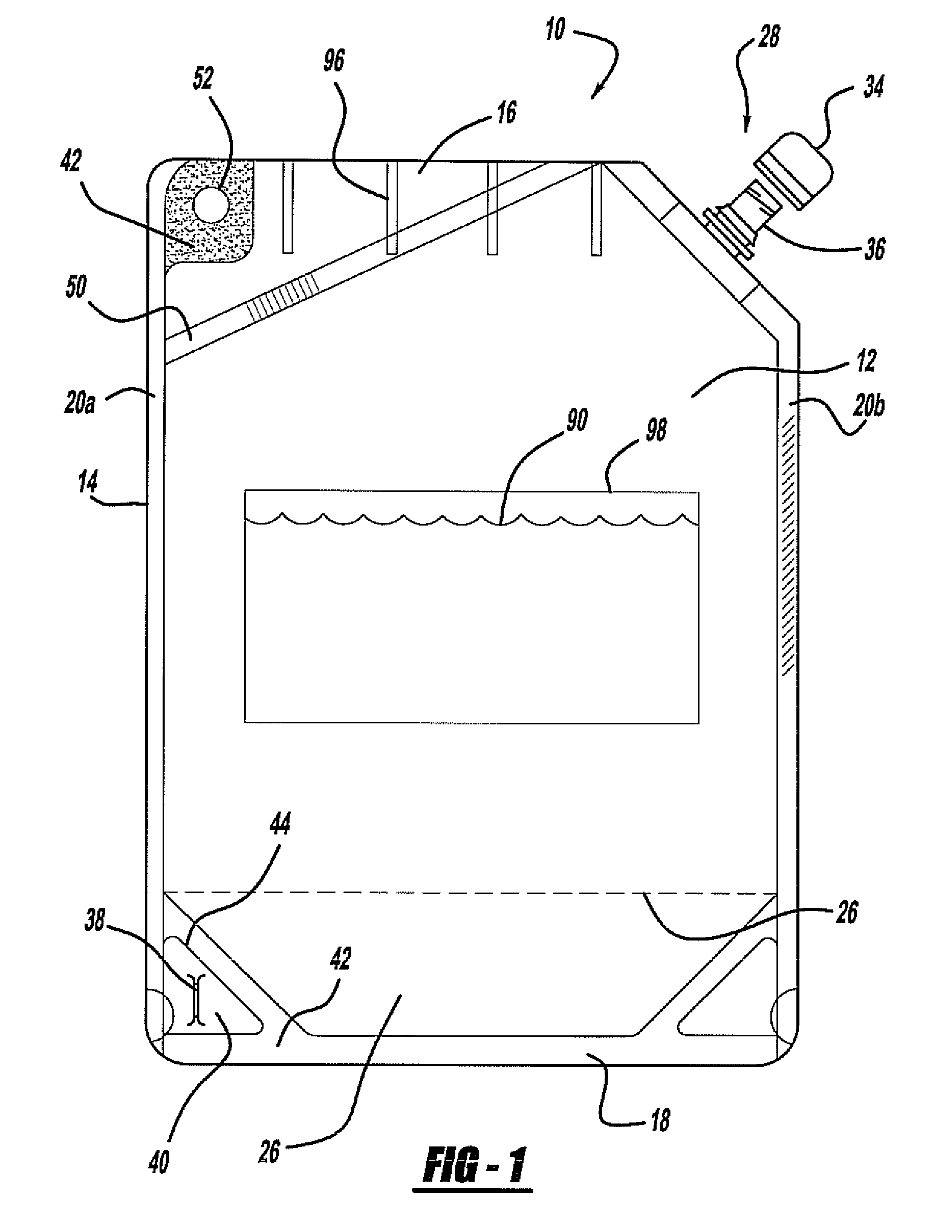 Package with integrated tracking device and method and apparatus of manufacture