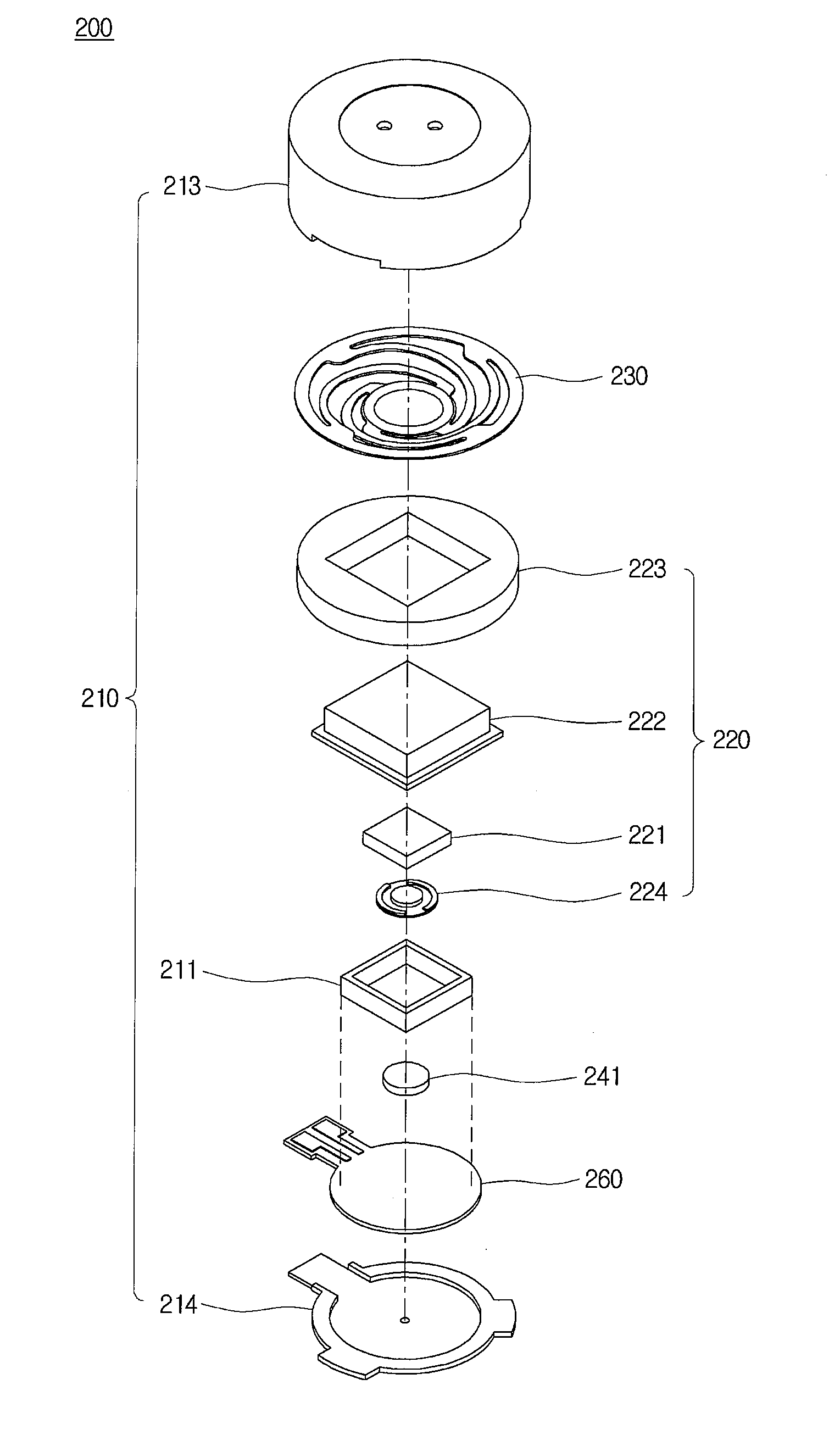 Linear vibration generator