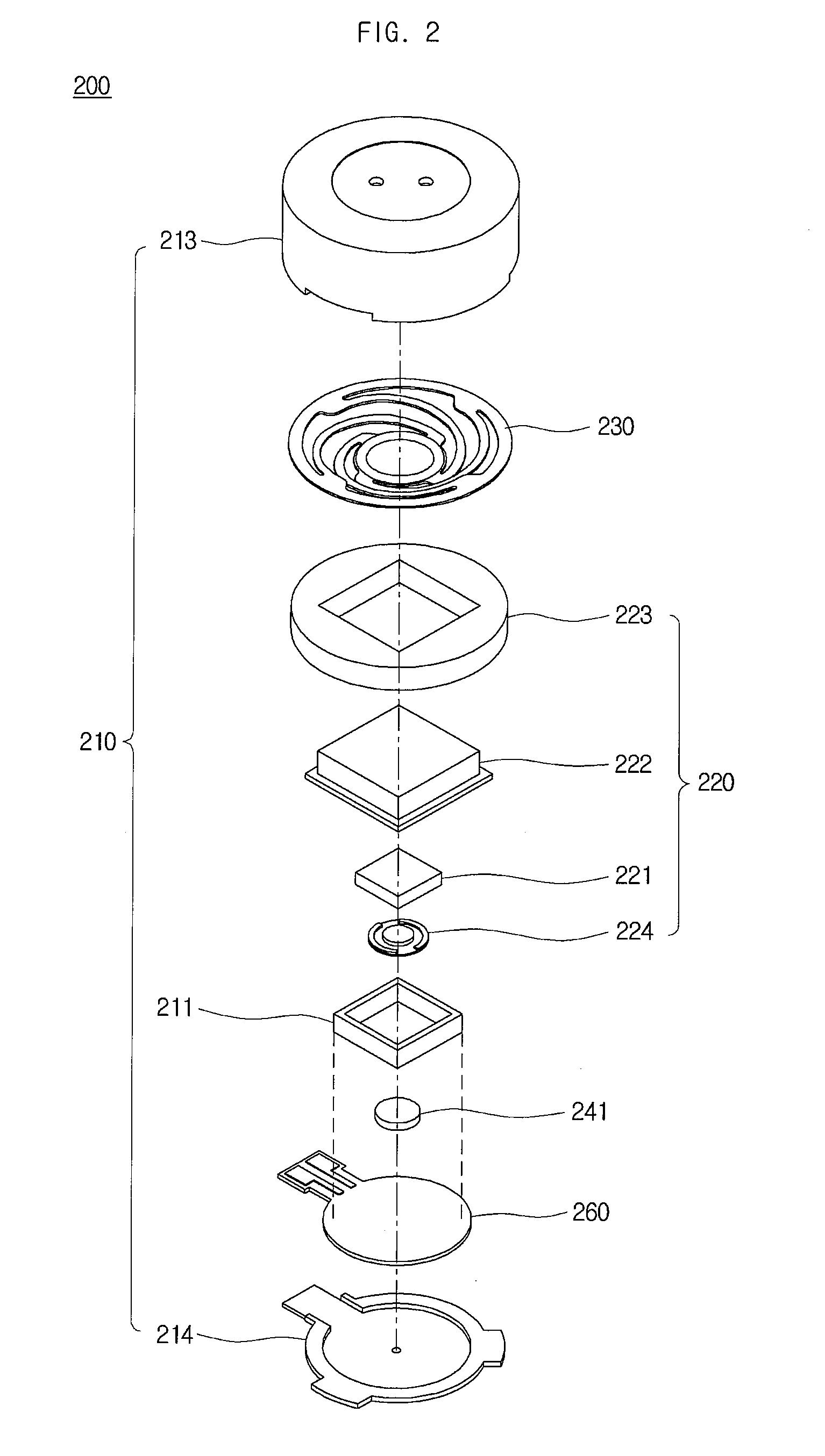 Linear vibration generator